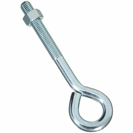 NATIONAL 5/8 In. x 8 In. Zinc Eye Bolt with Hex Nut N347-674